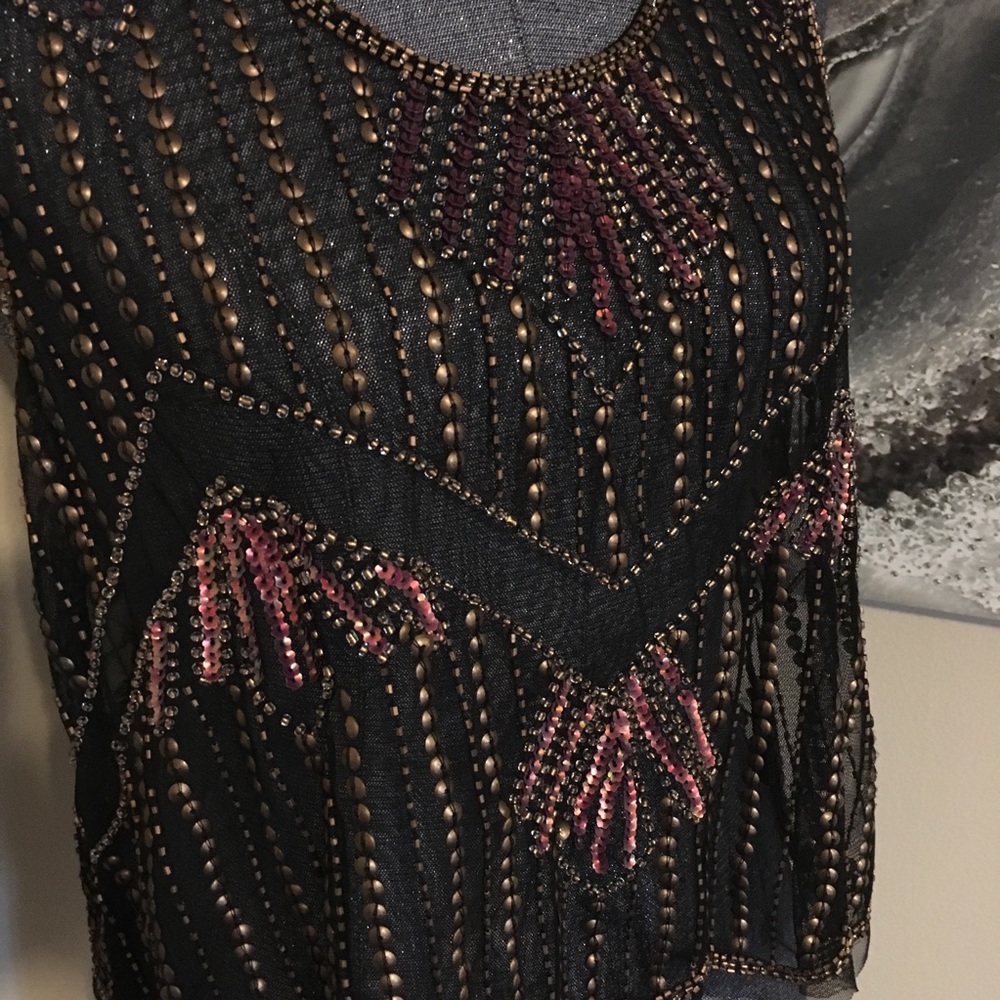 💫Beaded Mesh Tank - Picture 5 of 5